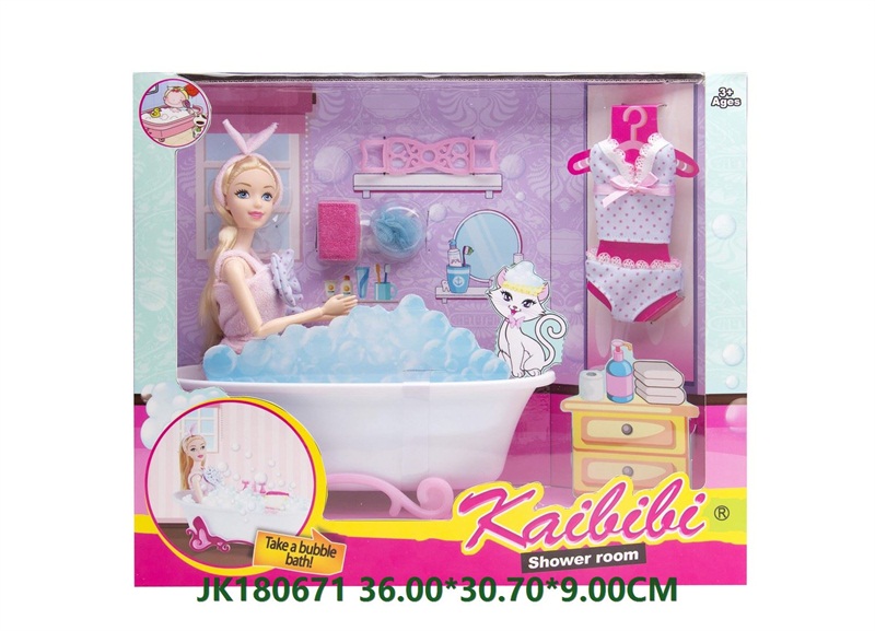 barbie shower set